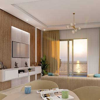 vue intérieur chambre résidence costa