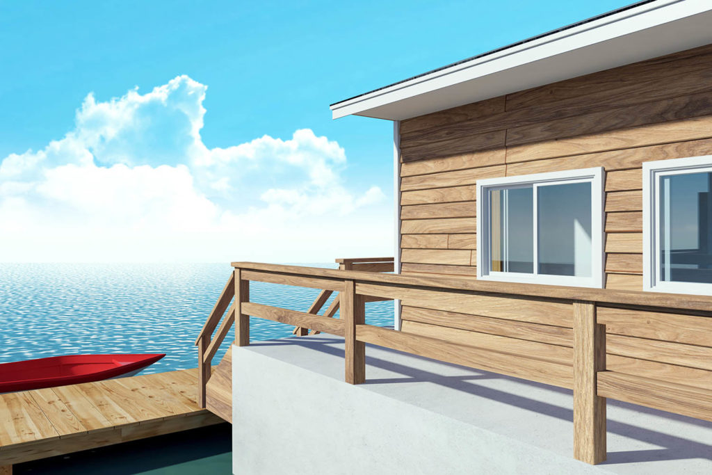 Pourquoi le bardage en bois composite est parfait en bord de mer ?